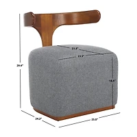 Safavieh Oreus Cushioned Ottoman