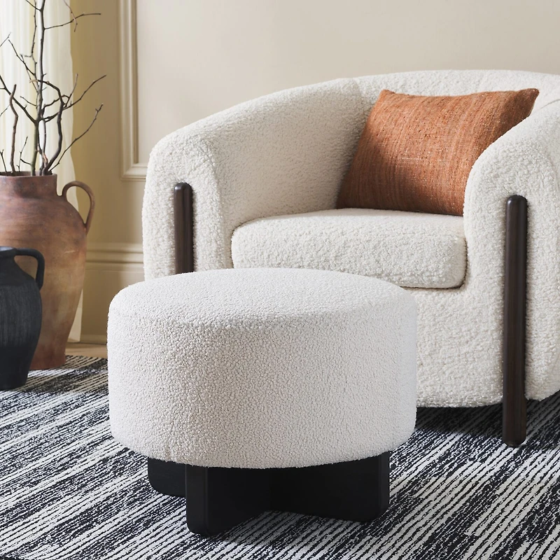 Safavieh Riah Cushioned Ottoman