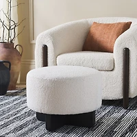 Safavieh Riah Cushioned Ottoman
