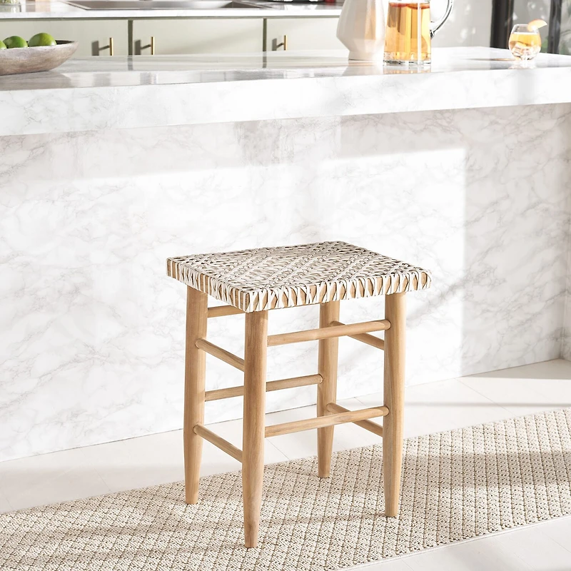 Safavieh Kaleo Counter Height Upholstered Bar Stool