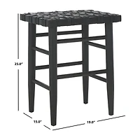 Safavieh Walda Counter Height Upholstered Bar Stool