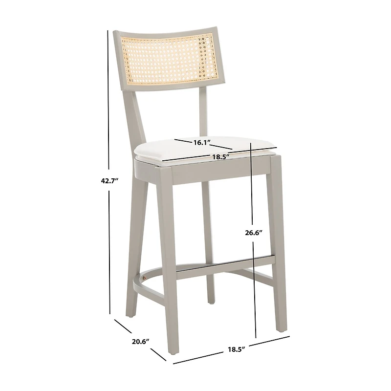 Safavieh Galway Counter Height Upholstered Bar Stool