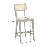 Safavieh Galway Counter Height Upholstered Bar Stool