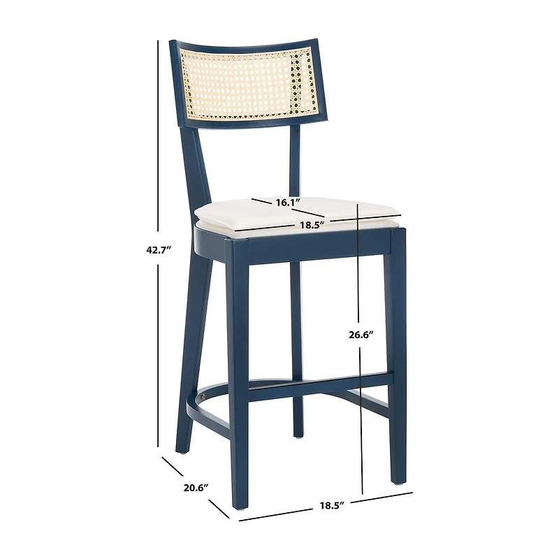 Safavieh Galway Counter Height Upholstered Bar Stool