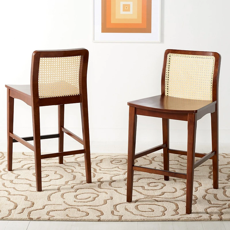 Safavieh Benicio 2-pc. Counter Height Bar Stool