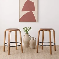 Safavieh Luella 2-pc. Counter Height Bar Stool