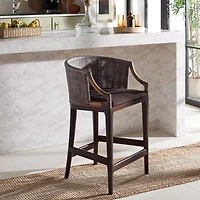 Safavieh Brando Counter Height Upholstered Bar Stool
