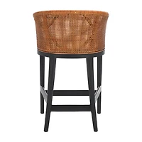 Safavieh Brando Counter Height Upholstered Bar Stool