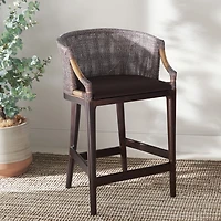 Safavieh Brando Counter Height Upholstered Bar Stool