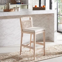 Safavieh Darin Counter Height Upholstered Bar Stool
