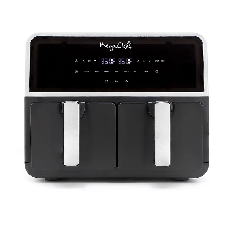MegaChef Dual 4.5 Quart Digital Air Fryer