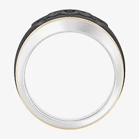 Batman Unisex Adult Genuine Black Onyx 14K Gold Over Silver Sterling Silver Batman Fashion Ring