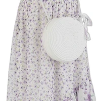 Speechless Big Kid Girls Plus Short Sleeve Flutter A-Line Dress