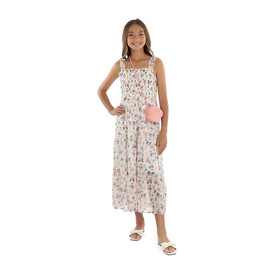 Speechless Big Kid Girls Sleeveless Floral Maxi Dress
