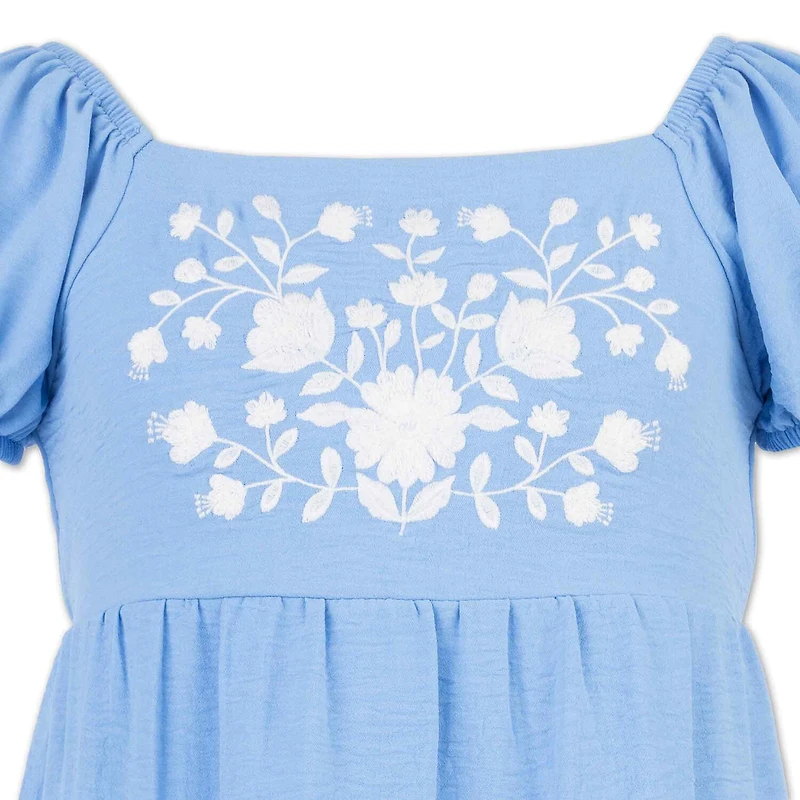Speechless Big Kid Girls Short Sleeve Puffed A-Line Dress