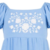 Speechless Big Kid Girls Short Sleeve Puffed A-Line Dress