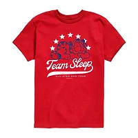 Team Sleep Little & Big Kid Boys Crew Neck Short Sleeve Regular Fit Garfield Graphic T-Shirt