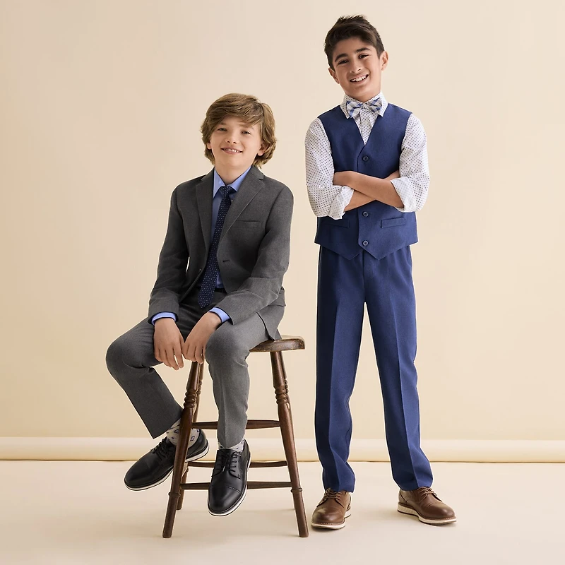 Van Heusen Little & Big Kid Boys 4-pc. Suit Set