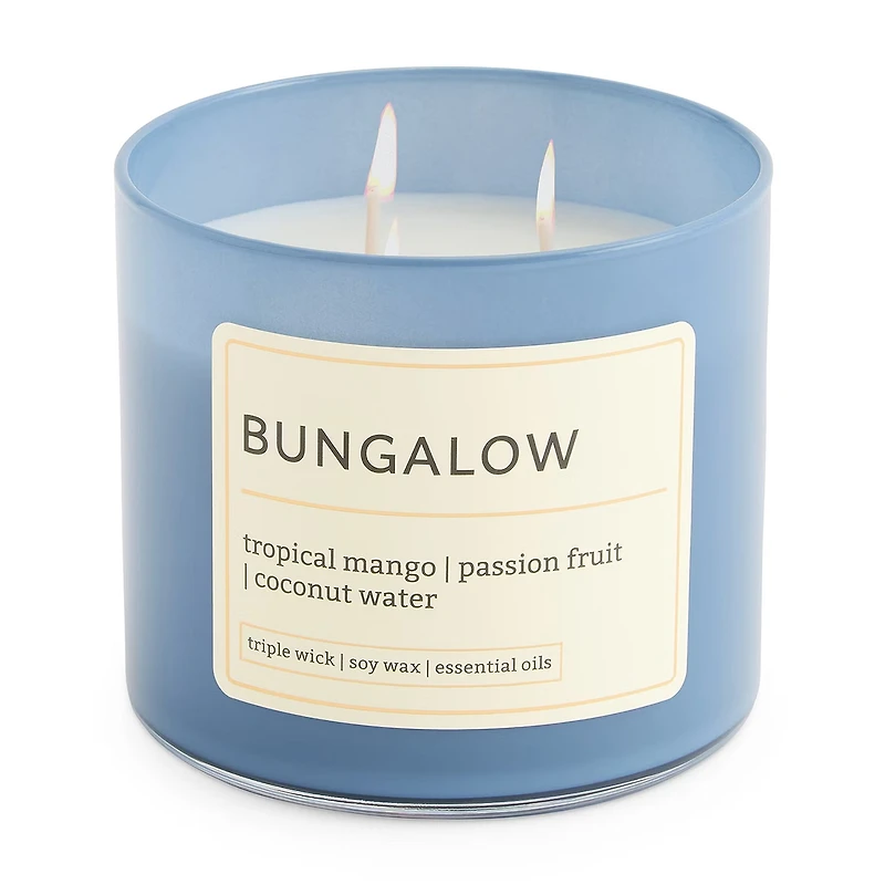 Distant Lands 14oz Bungalow 3-Wick Scented Jar Candle