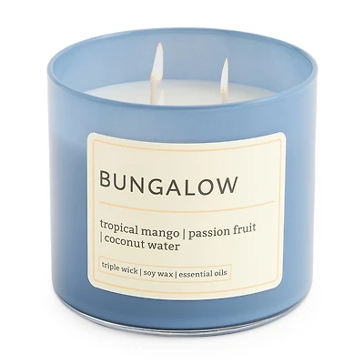 Distant Lands 14oz Bungalow 3-Wick Scented Jar Candle