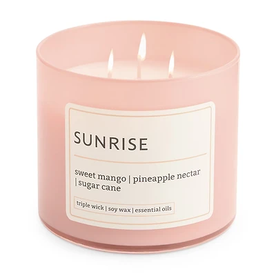Distant Lands 14oz Sunrise 3-Wick Scented Jar Candle