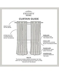 Exclusive Home Curtains Academy Grommet Top Energy Saving 100% Blackout Set of 2 Curtain Panel