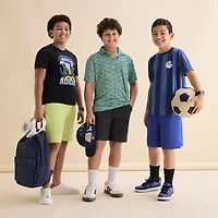adidas Big Kid Boys Mid Rise Pull-On Short
