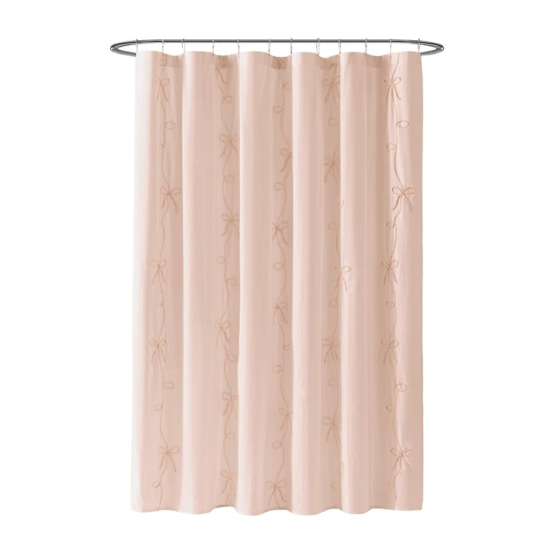 Peri Home Sasha Bows Shower Curtain