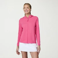 Free Country Womens Long Sleeve Moisture Wicking Zipper Active Hoodie