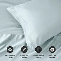 SUPERIOR® Egyptian Cotton Sateen 1000tc Deep Pocket Sheet Set