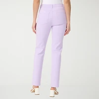 Gloria Vanderbilt Amanda Womens High Rise Stretch Fabric Tapered Leg Jean