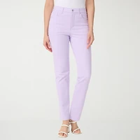 Gloria Vanderbilt Amanda Womens High Rise Stretch Fabric Tapered Leg Jean