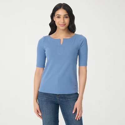Gloria Vanderbilt Womens Short Sleeve T-Shirt