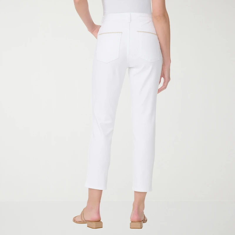 Gloria Vanderbilt Amanda Womens Straight Leg Ankle Jean