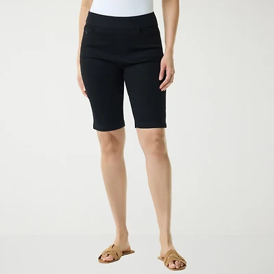 Gloria Vanderbilt Women's Amanda Pull On Denim Bermuda Short