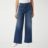 Gloria Vanderbilt Womens Wide Leg Jean