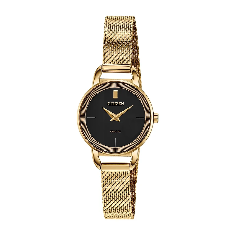 Citizen Quartz Womens Gold Tone Stainless Steel Bracelet Watch Ez7002-54e