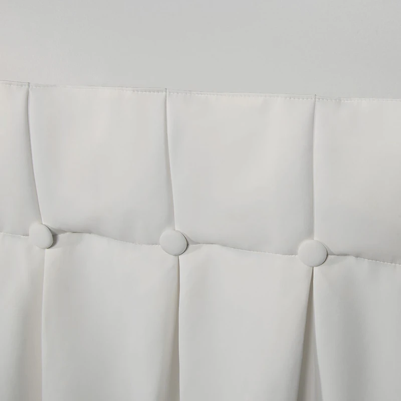 Exclusive Home Curtains Sateen Button Back Tab Energy Saving Blackout Set of 2 Curtain Panel