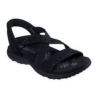Skechers Womens Reggae Slim Summer Sparkle Strap Sandals