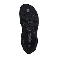 Skechers Womens Reggae Slim Summer Sparkle Strap Sandals