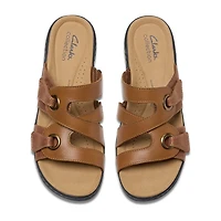 Clarks Womens Merliah Cove Wedge Sandals
