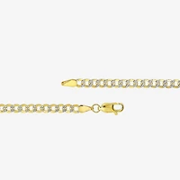 Made in Italy Unisex Adult 10K Gold 20 Inch Curb Chain Necklace
