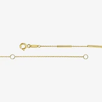 Womens 10K Gold Inch Fashion Chain Necklace