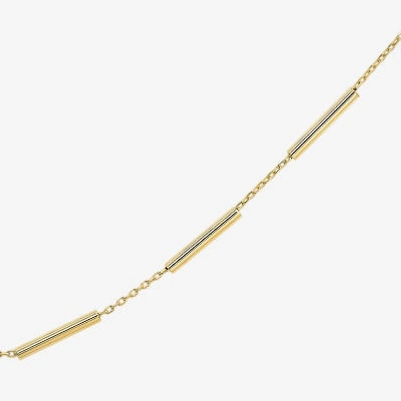 Womens 10K Gold Inch Fashion Chain Necklace