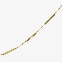 Womens 10K Gold Inch Fashion Chain Necklace
