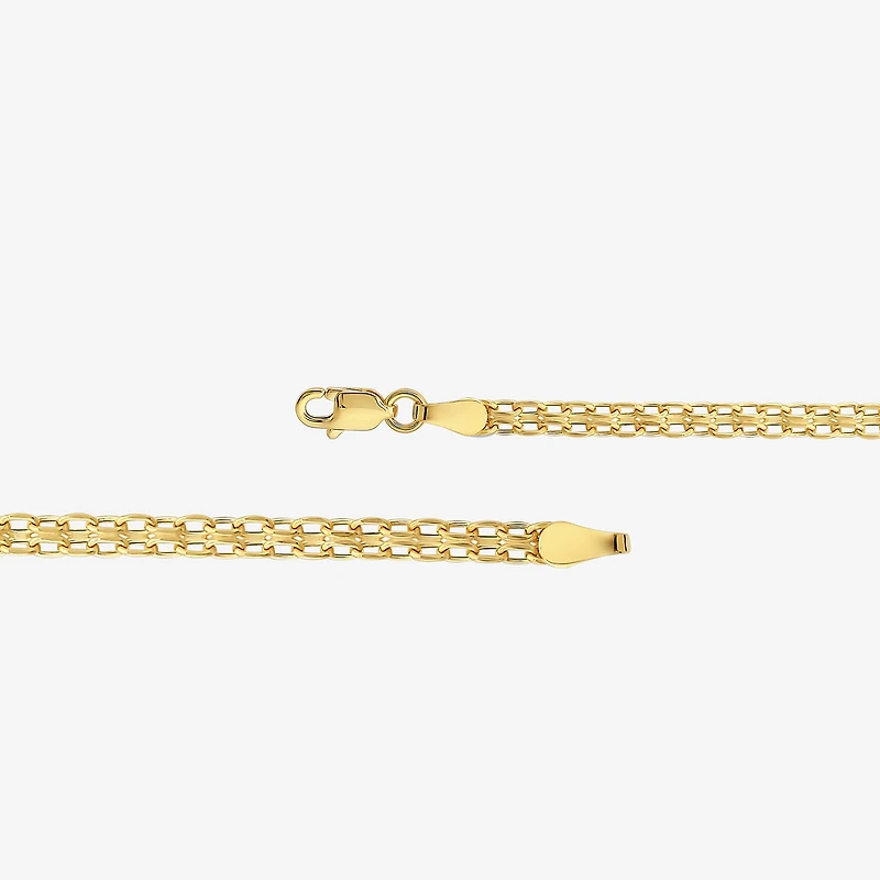 Womens 10K Gold 18 Inch Fashion Chain Necklace