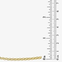 Womens 10K Gold 18 Inch Fashion Chain Necklace