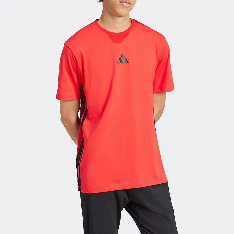 adidas Mens Crew Neck Short Sleeve Active T-Shirt