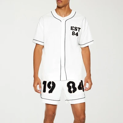 Forever 21 Mens Short Sleeve Button-Down Shirt