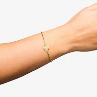 Our Lady Of Guadalupe Womens 14K Gold Charm Bracelet